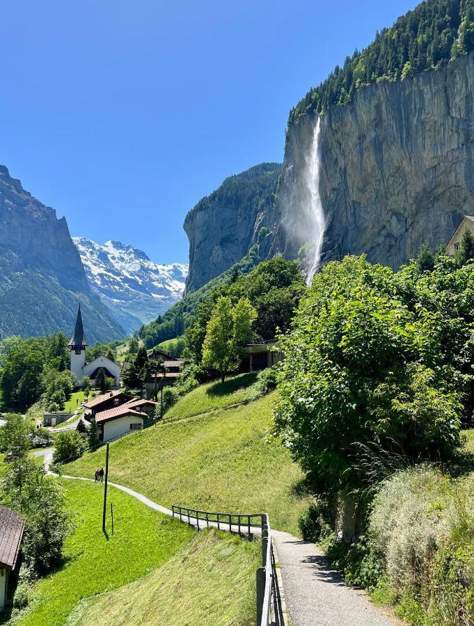 Breathtaking Waterfall Apartment Nr.2 Lauterbrunnen Exterior foto